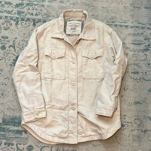 Oversized Canvas Shacket